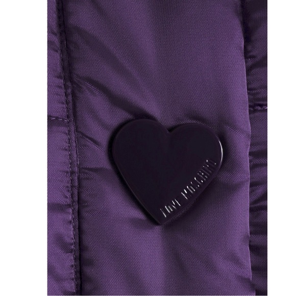 COPY - COPY - $395 Moschino Love Moschino purple puffer size 8 - Picture 7 of 10